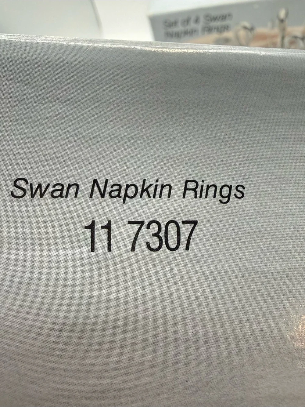 Vintage Wm A Rogers Silverplate Swan Napkin Rings Set of 8 Japan w Boxes